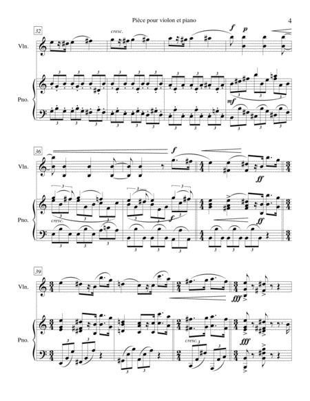 FANTAISIE for Violin and Piano image number null