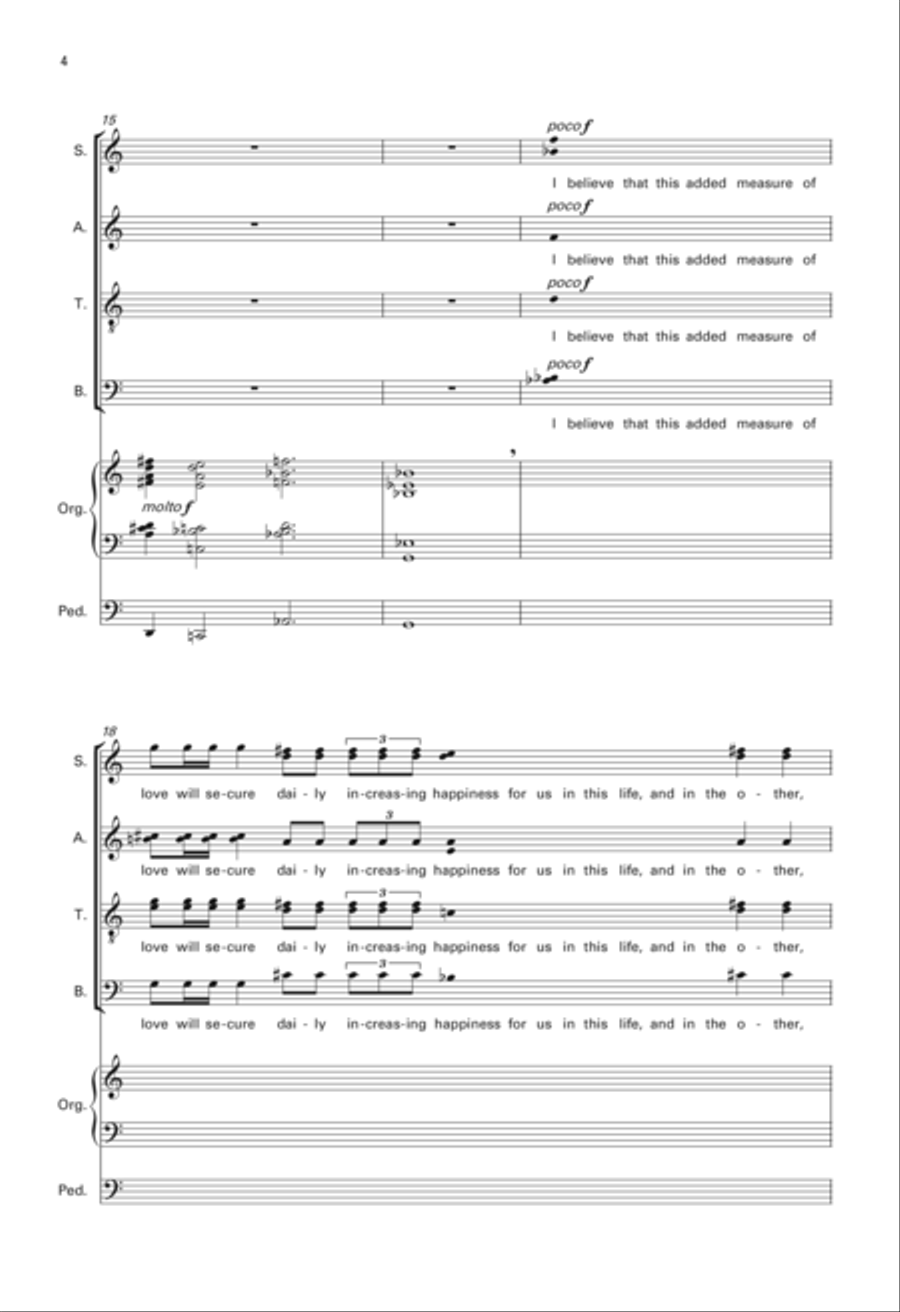 Tolstoy's Creed Tolstoy's Creed 4-Part scores gallery preview page 4