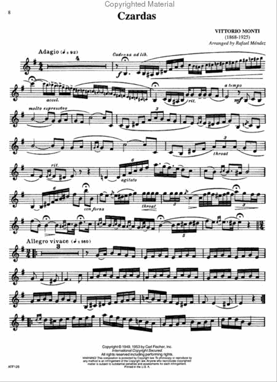 The Rafael Méndez Collection Trumpet Solo scores gallery preview page 2