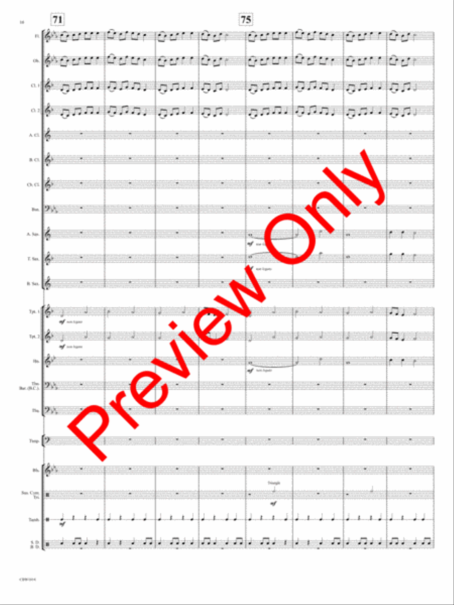 Laudis Concert Band scores gallery preview page 13