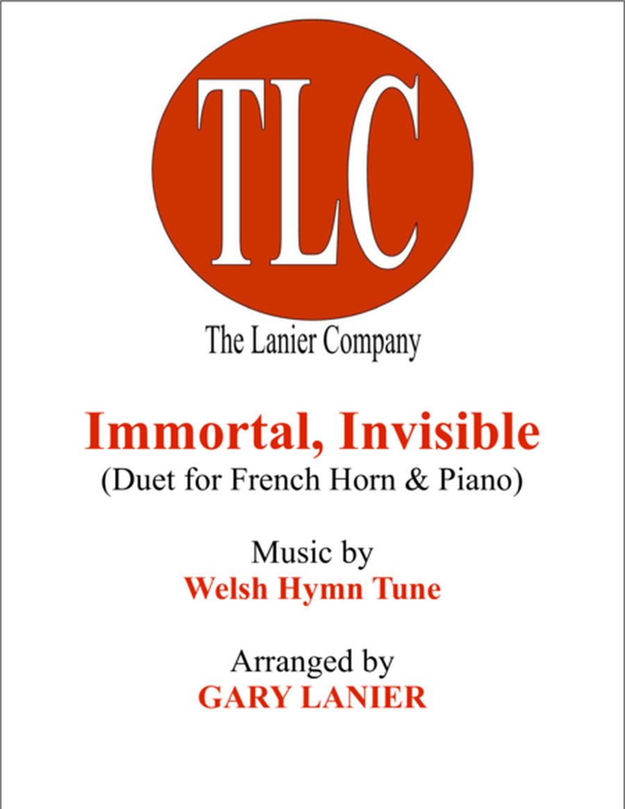 IMMORTAL, INVISIBLE (Duet – French Horn and Piano/Score and Parts) image number null