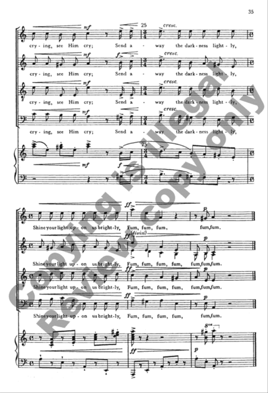 The Seven Joys of Christmas (Choral Score) 4-Part scores gallery preview page 55