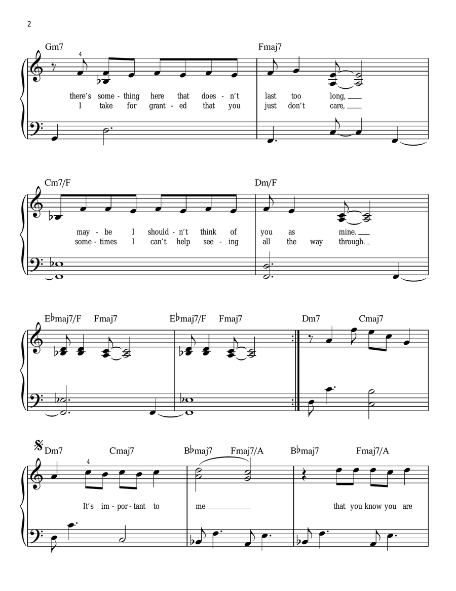 Hello, It's Me Easy Piano scores gallery preview page 2