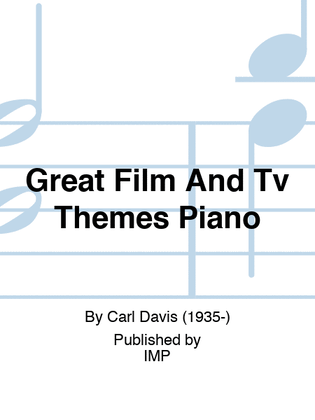 Great Film And Tv Themes Piano