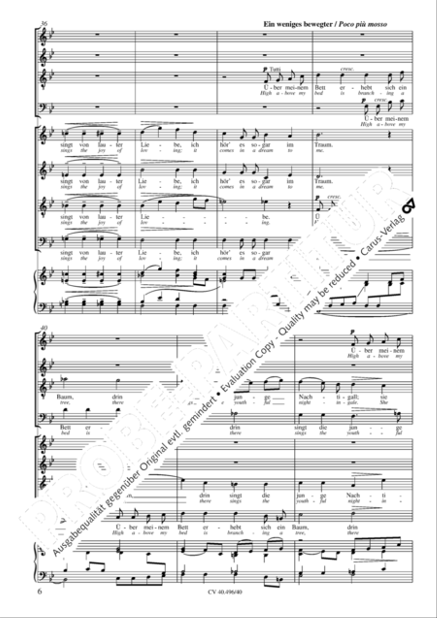 Grim death, it is the cooling night 4-Part scores gallery preview page 7