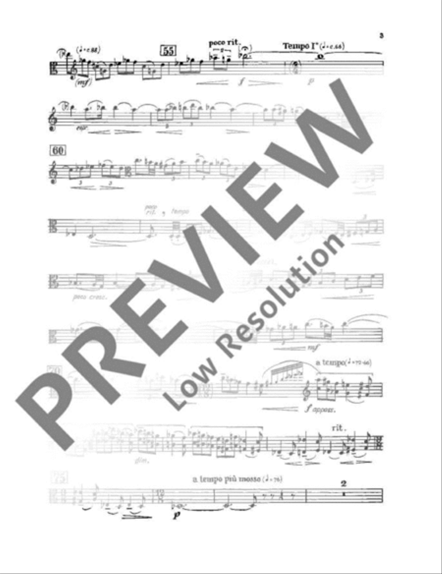 Elegy Viola scores gallery preview page 16