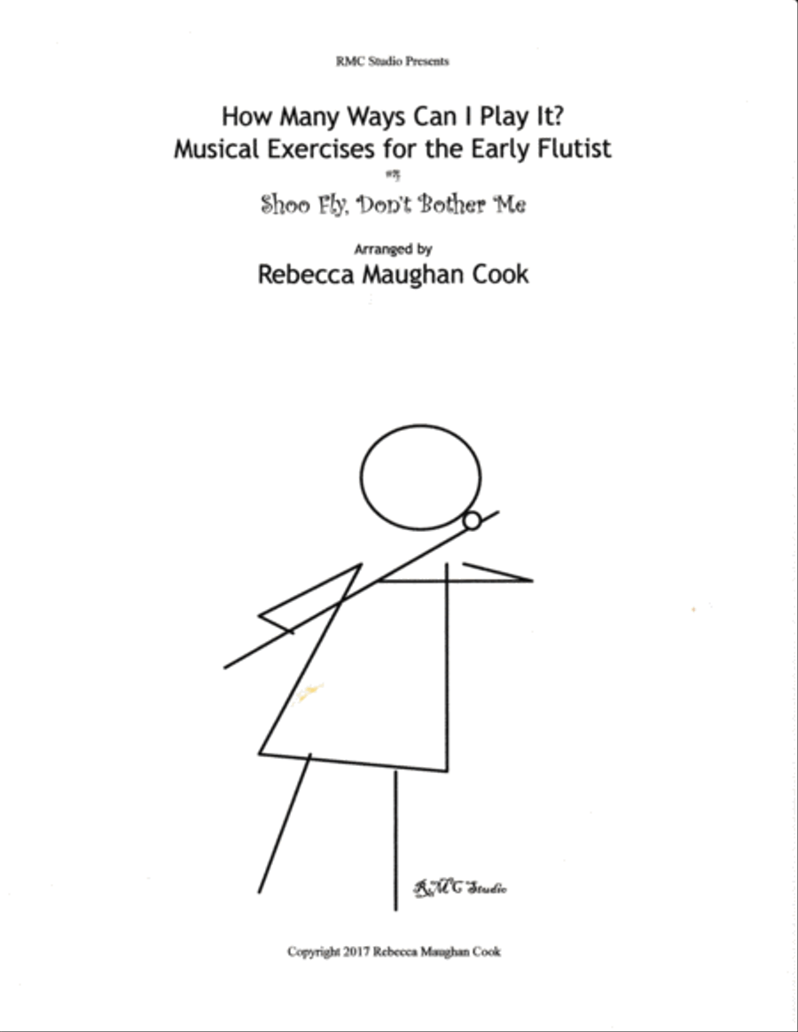 How Many Ways Can I Play It? #4 Shoo Fly, Don't Bother Me Flute Solo scores gallery preview page 1