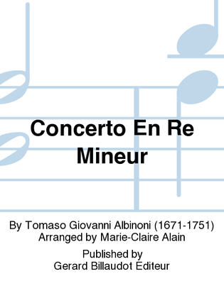 Concerto En Re Mineur