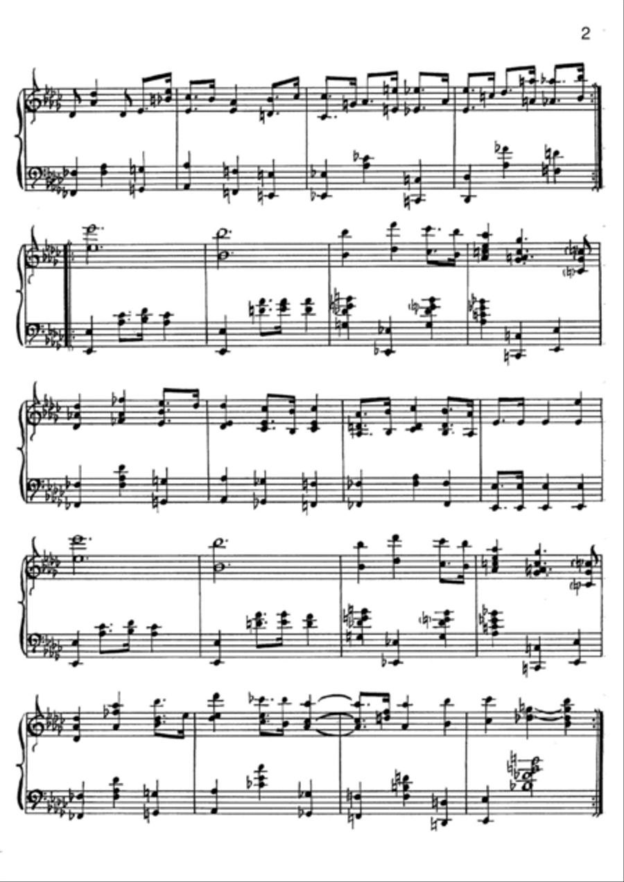 Forgotten Ballrooms Piano Solo scores gallery preview page 2