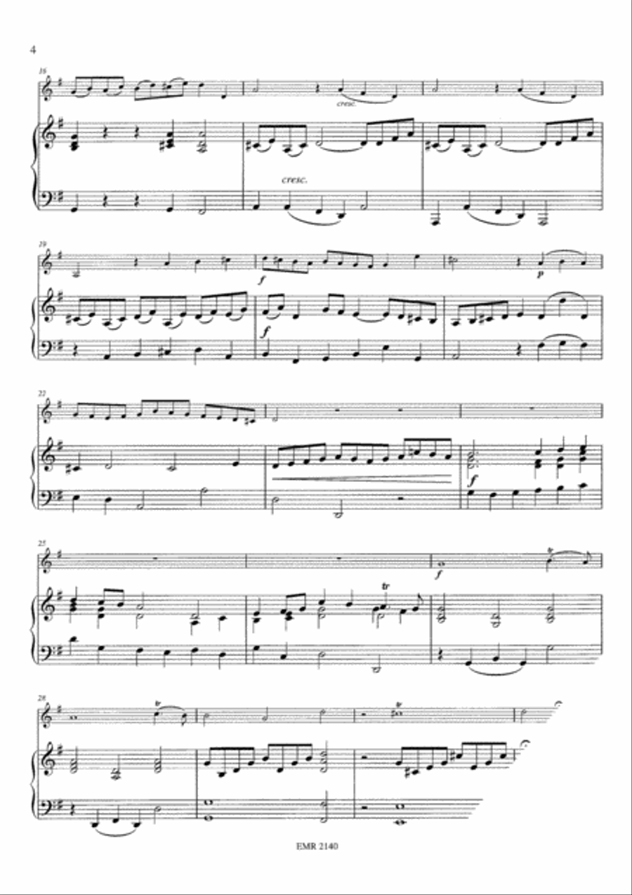Sonata No. 2 in G Major Sonata No. 2 in G Major Alto Saxophone scores gallery preview page 4