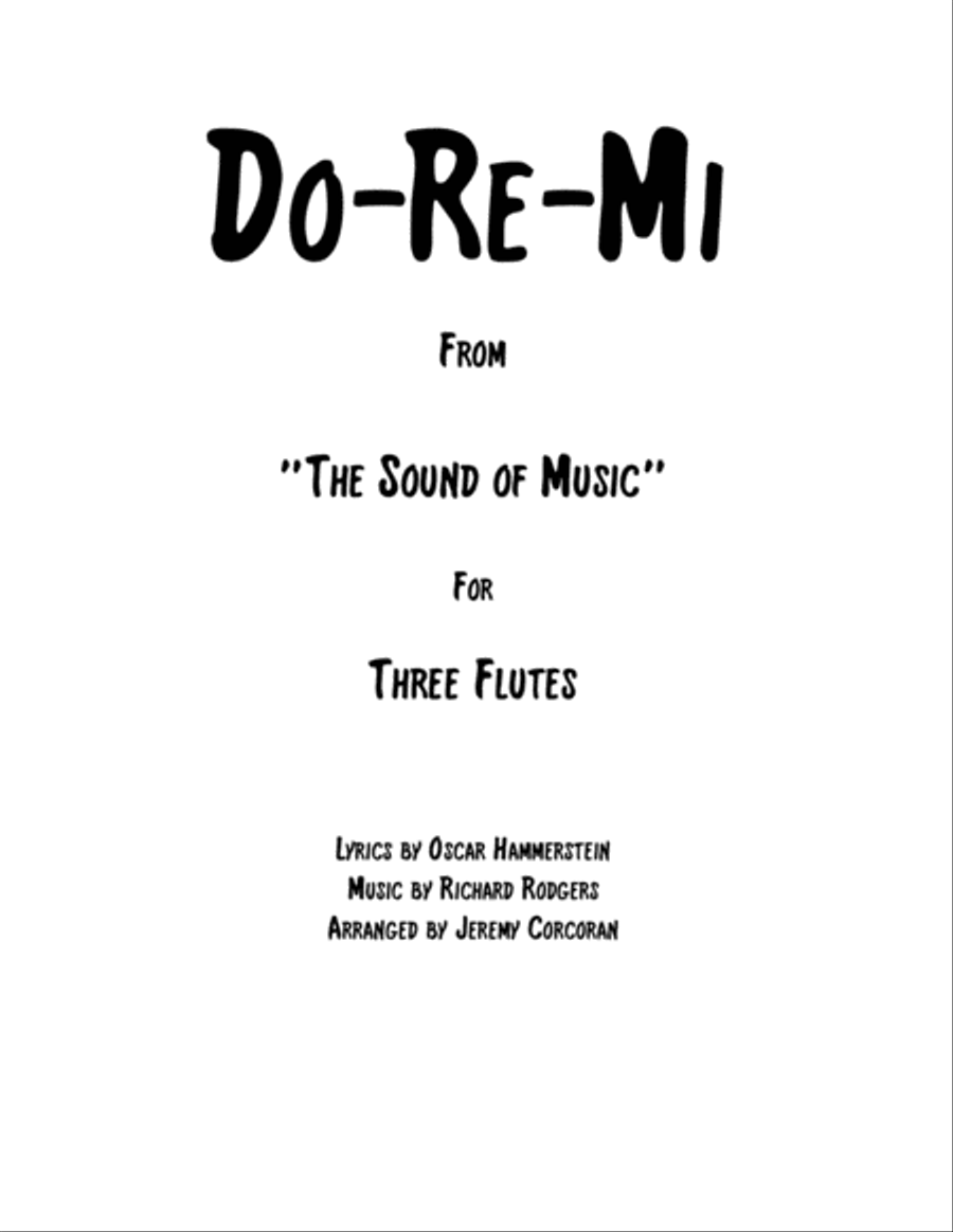 Do-Re-Mi Woodwind Trio scores gallery preview page 1