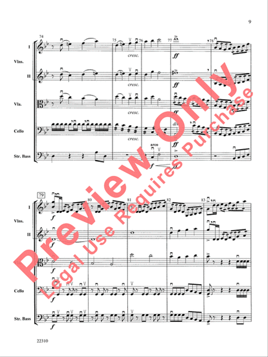 Incantations Incantations String Orchestra scores gallery preview page 10