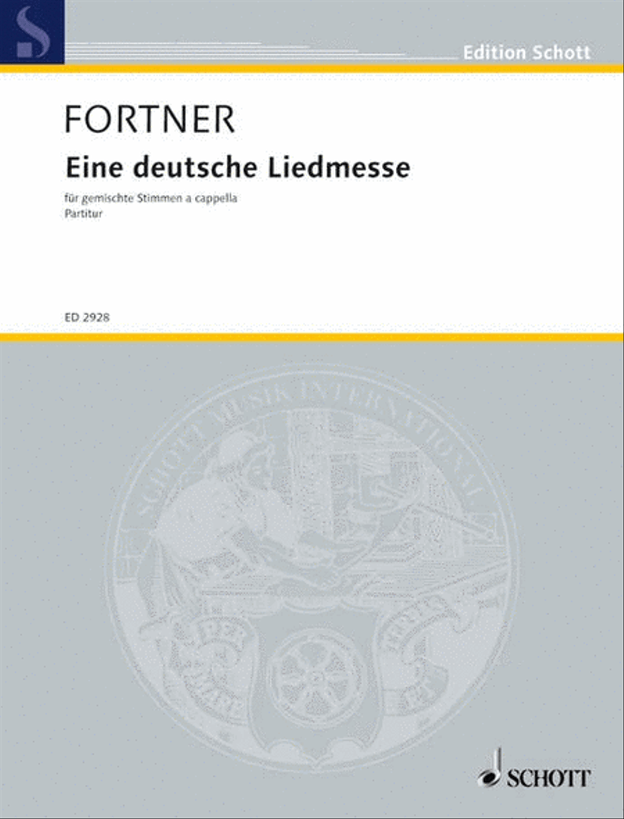 Eine deutsche Liedmesse SSATB scores gallery preview page 1