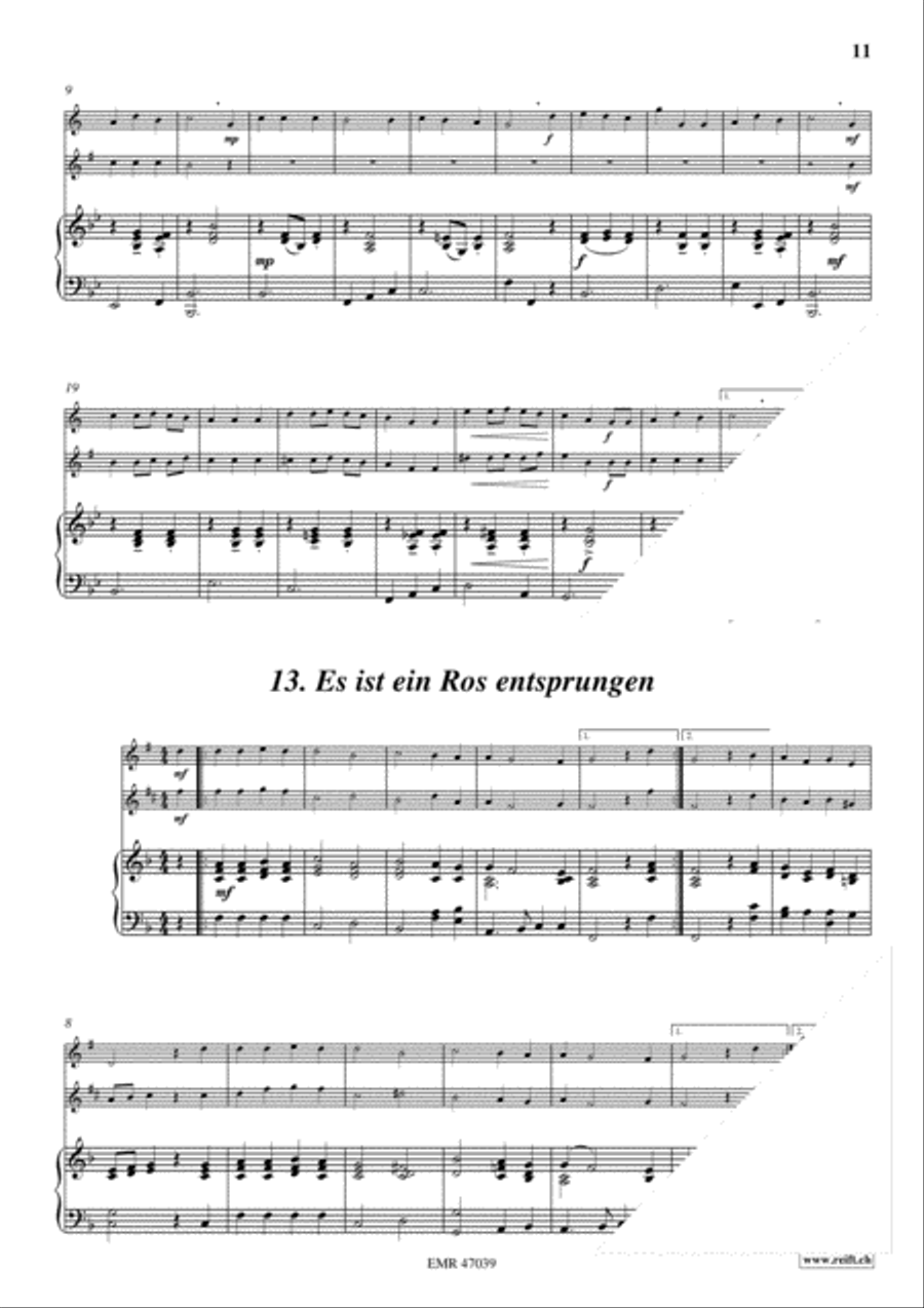 28 Weihnachtsmelodien Vol. 1 + 2 Woodwind Duet scores gallery preview page 11