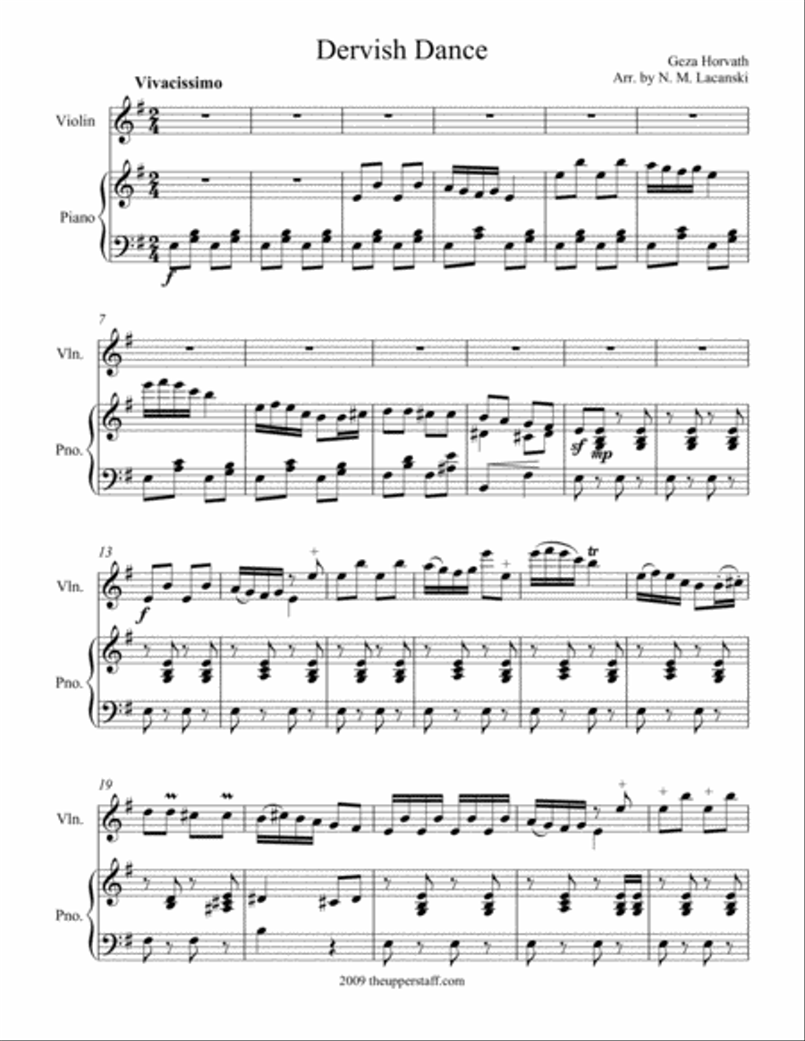 Dervish Dance Dervish Dance Violin Solo scores gallery preview page 4