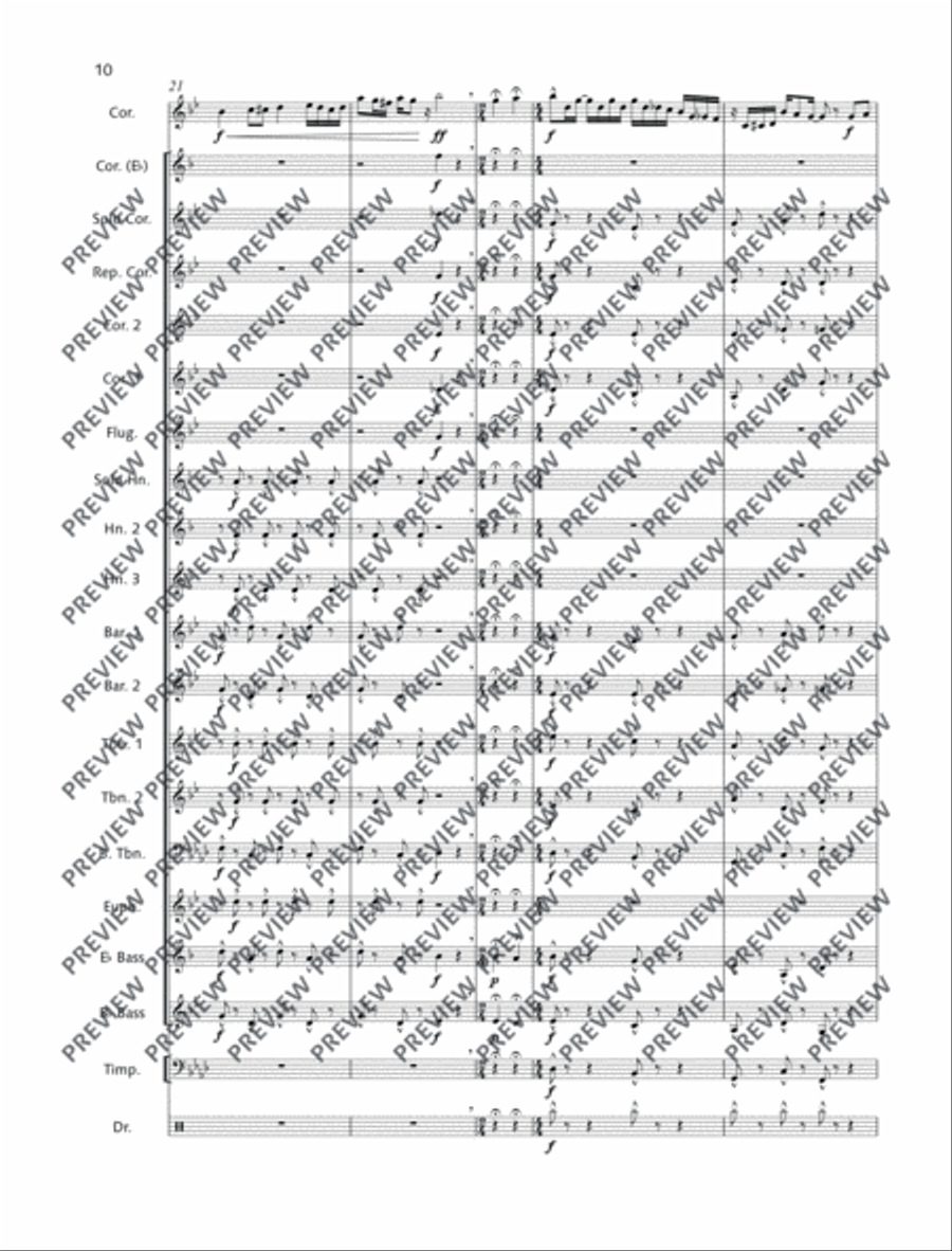 Alla Turca Jazz Brass Band scores gallery preview page 11