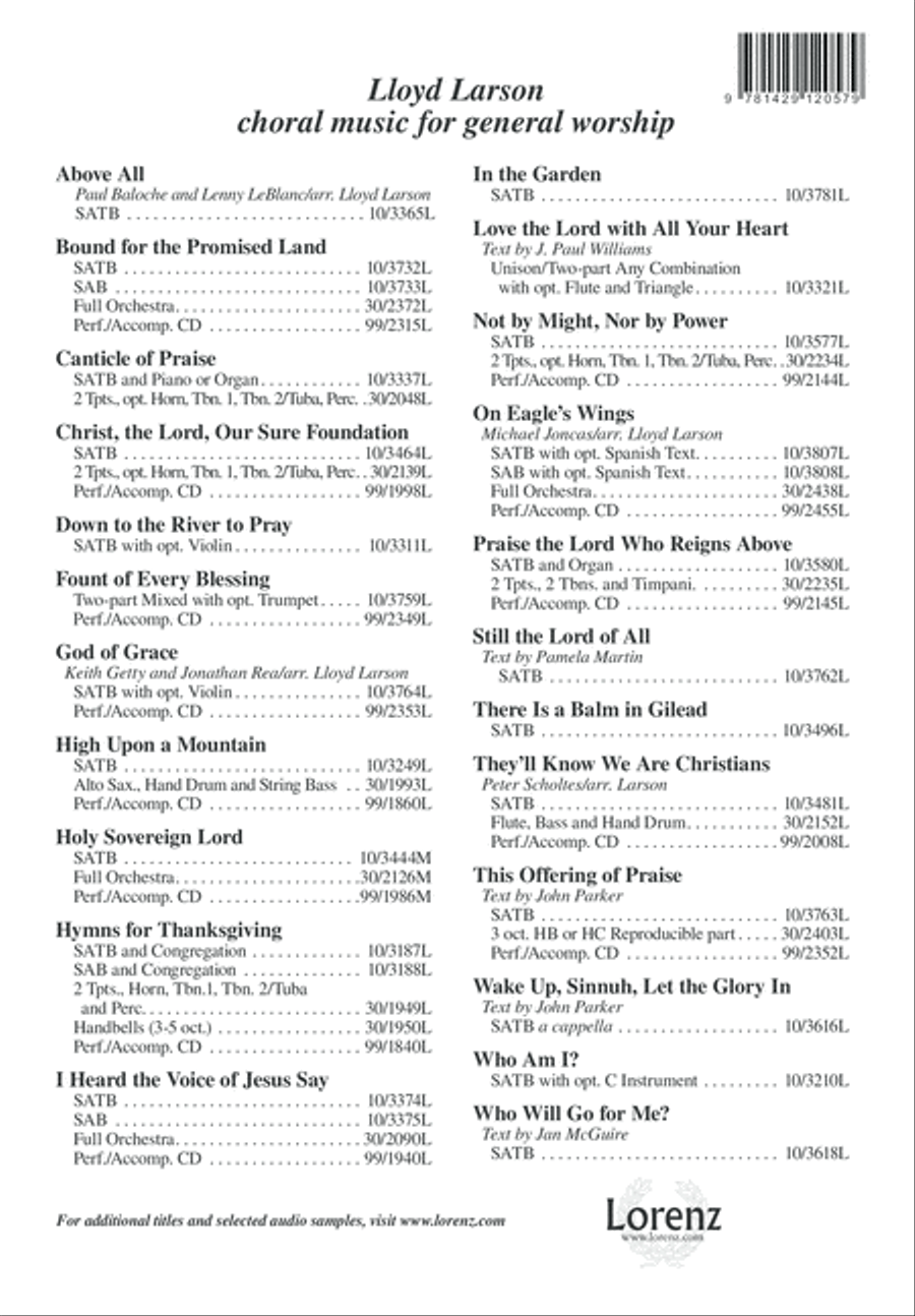 Tribute to the Saints 4-Part scores gallery preview page 12
