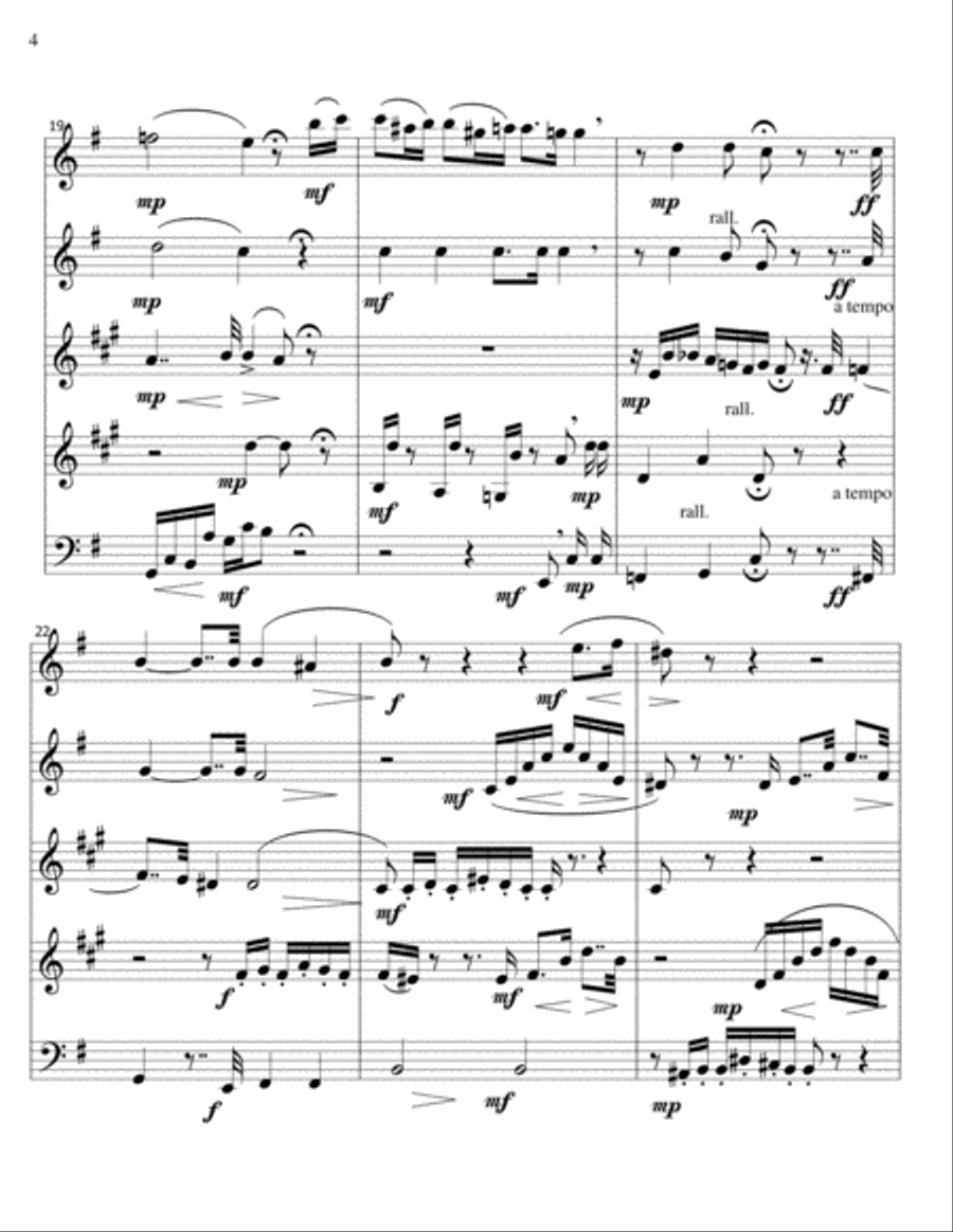 Haunted Spot - Schumann - Woodwind Quintet Woodwind Quintet scores gallery preview page 4