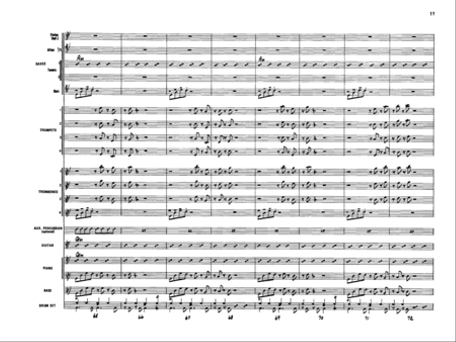 Andromeda Jazz Ensemble scores gallery preview page 10