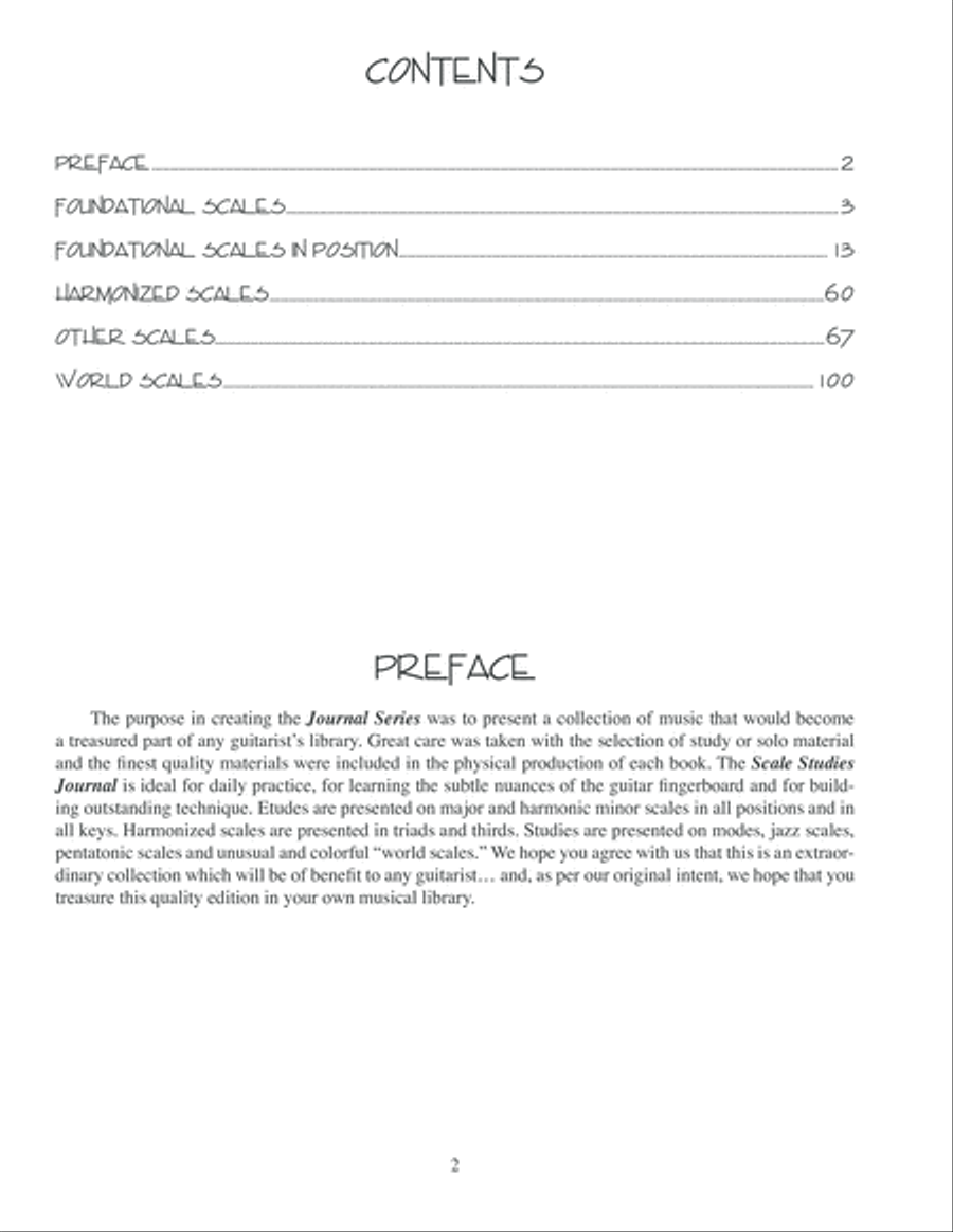 Guitar Journals - Scales Guitar scores gallery preview page 3