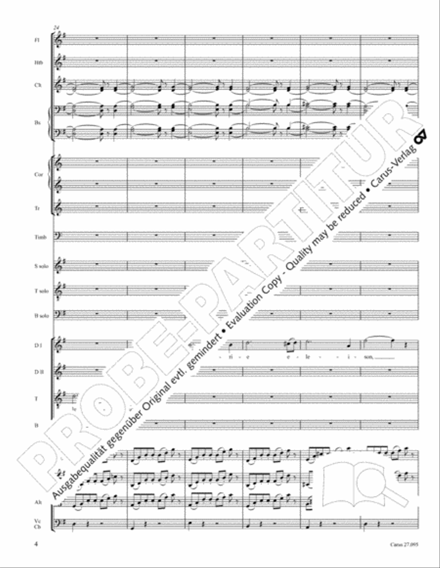 Messe solennelle de sainte Cecile Messe solennelle de sainte Cecile STB scores gallery preview page 17