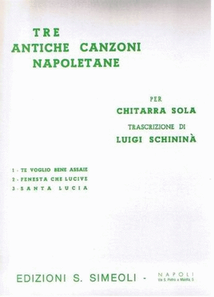 Antiche Canzoni Napoletane (3) (Schinina')
