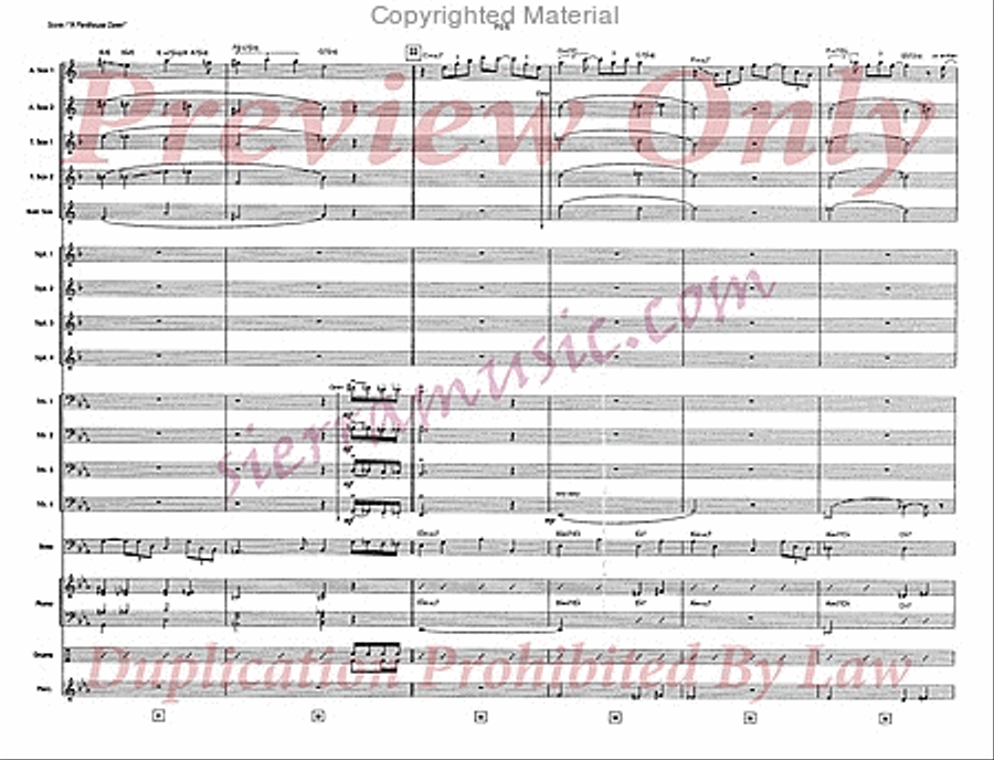 A Penthouse Dawn A Penthouse Dawn Big Band scores gallery preview page 7