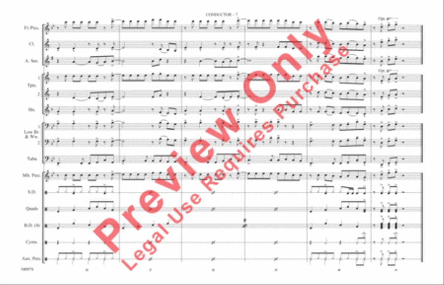 Flowers Flowers Marching Band scores gallery preview page 8