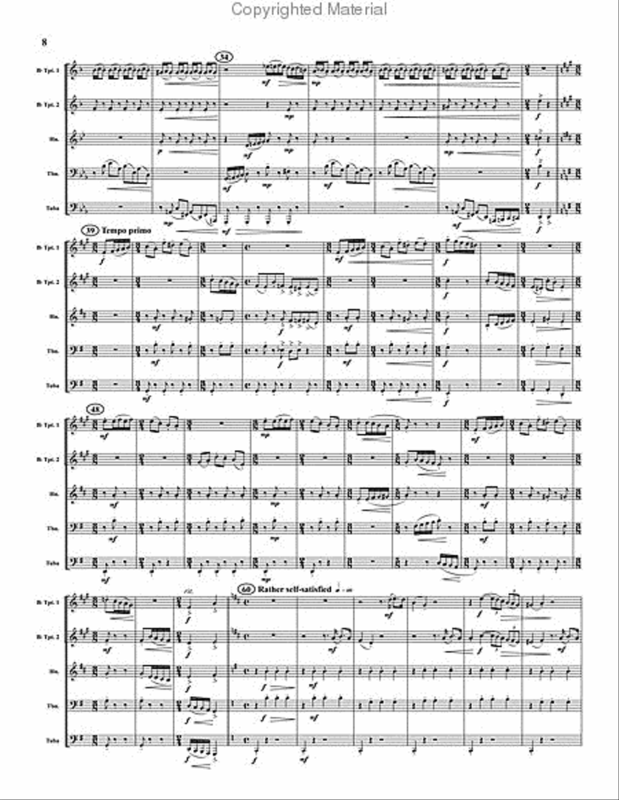 Aspects Brass Quintet scores gallery preview page 7