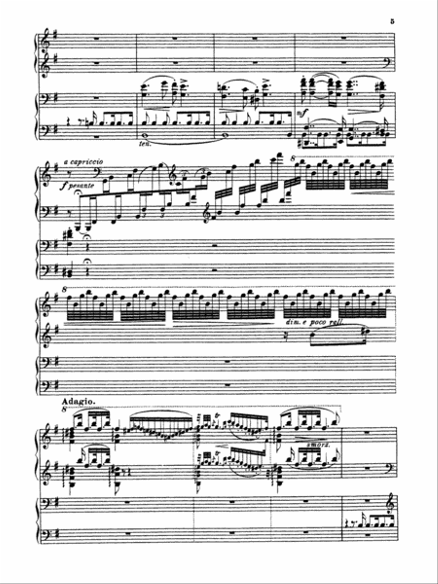 Liszt: Hungarian Fantasy Liszt: Hungarian Fantasy Piano Duet scores gallery preview page 5