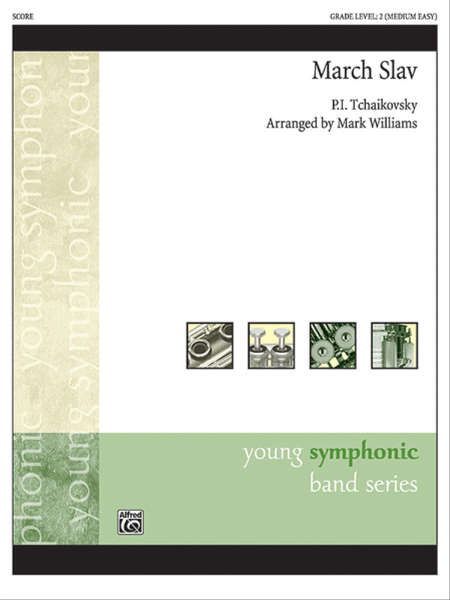 March Slav Concert Band scores gallery preview page 1