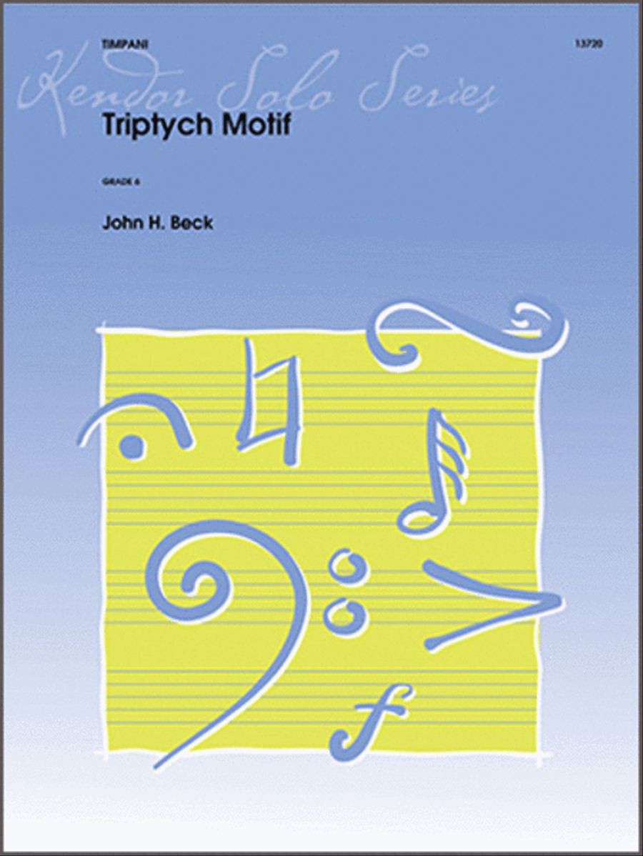 Triptych Motif Percussion scores gallery preview page 1