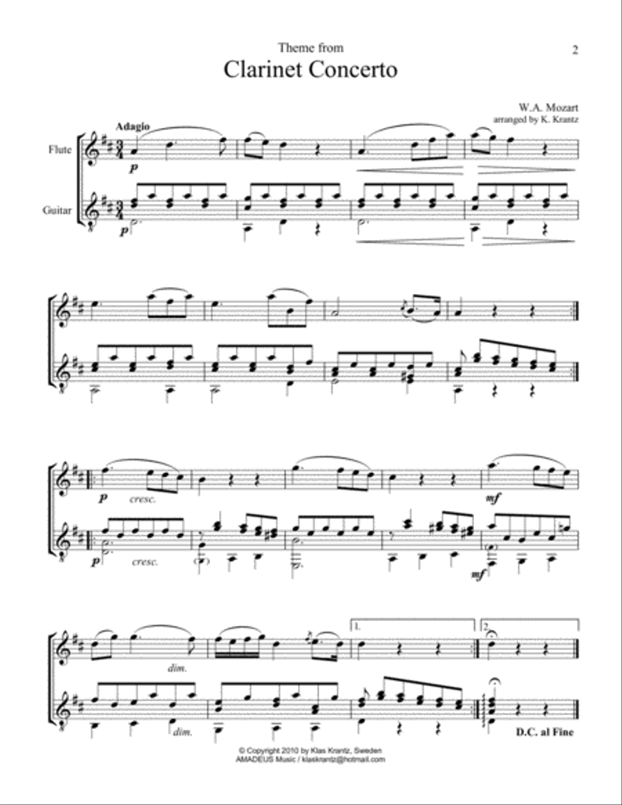 Mozart flute pieces new arrivals
