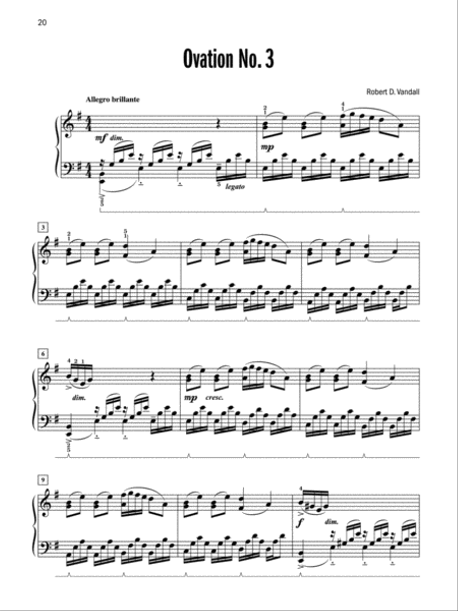 Celebrated Virtuosic Solos, Book 5 Piano Solo scores gallery preview page 5