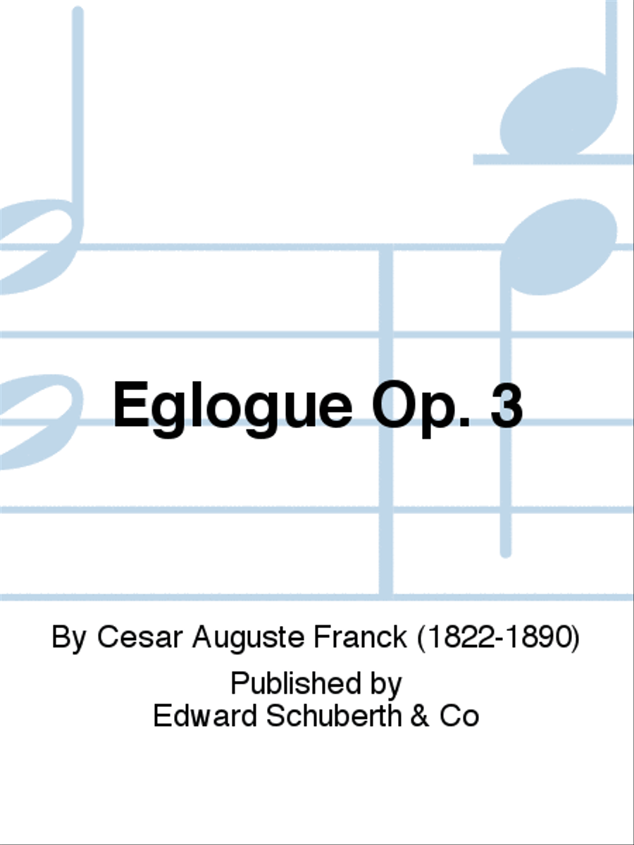 Eglogue Op. 3 Piano Solo scores gallery preview page 1