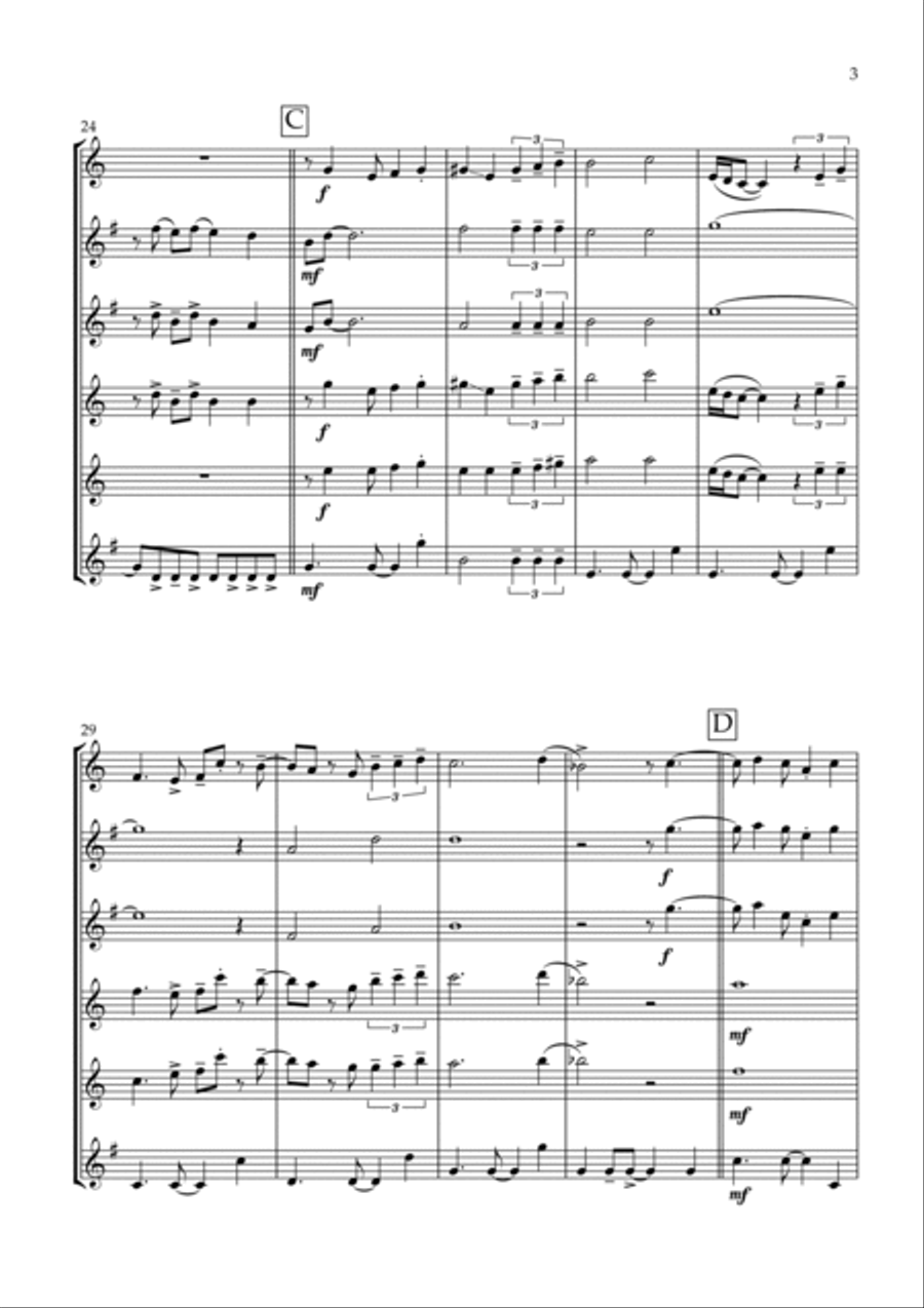 All About You Woodwind Ensemble scores gallery preview page 3