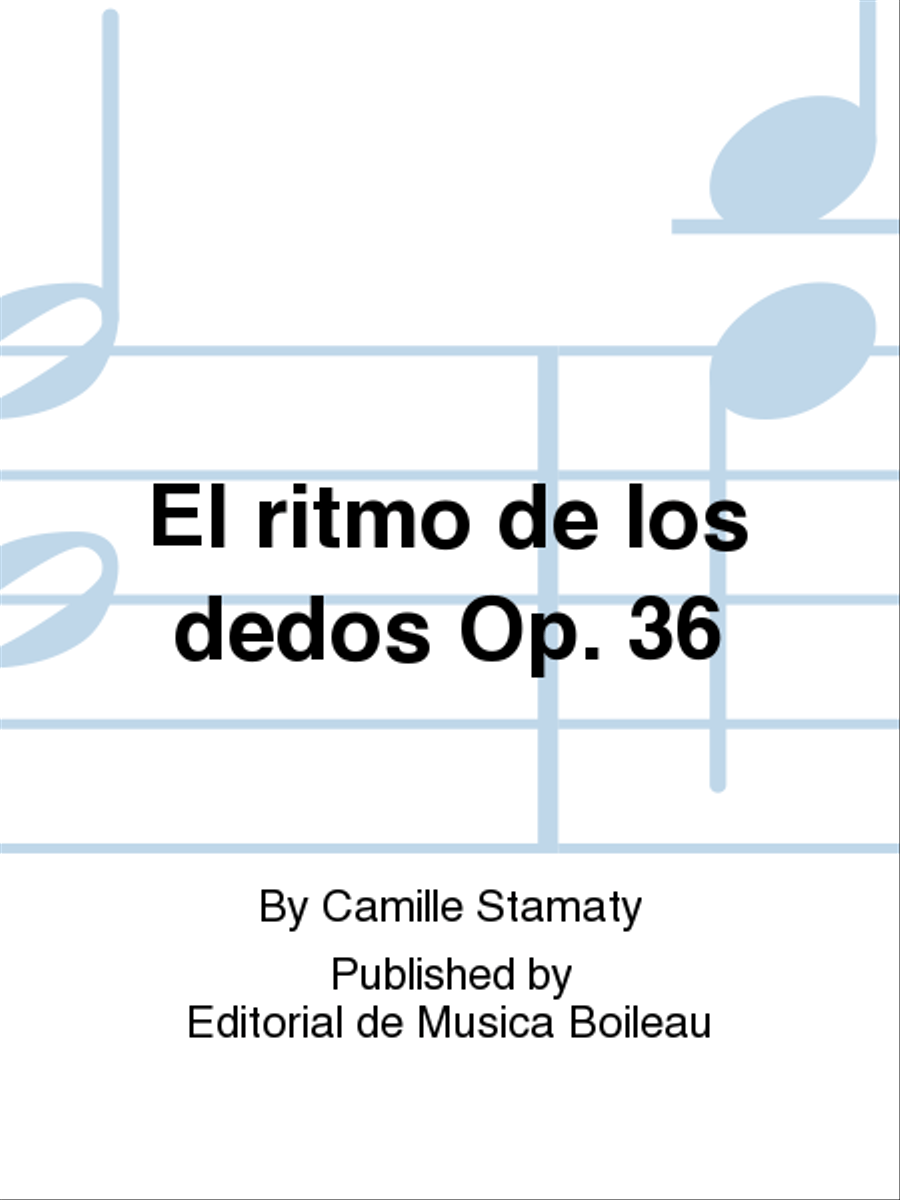 El ritmo de los dedos Op. 36 Piano Solo scores gallery preview page 1