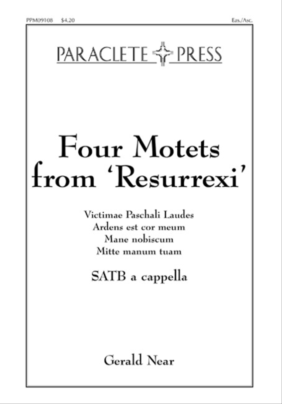 Four Motets from 'Resurrexi' 4-Part scores gallery preview page 1