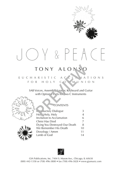 Joy and Peace - Choral / Accompaniment edition