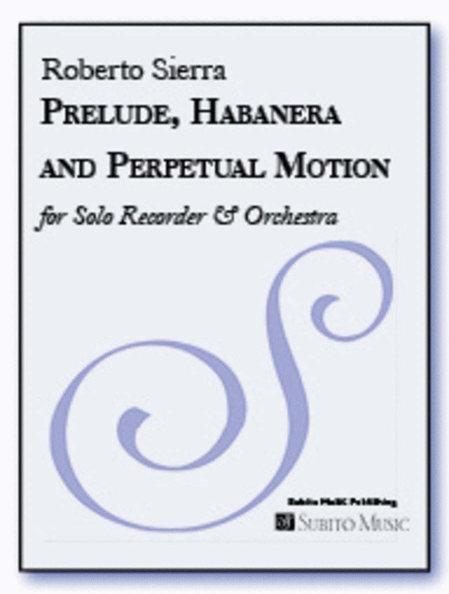 Prelude, Habanera and Perpetual Motion (orch ver) Orchestra scores gallery preview page 1