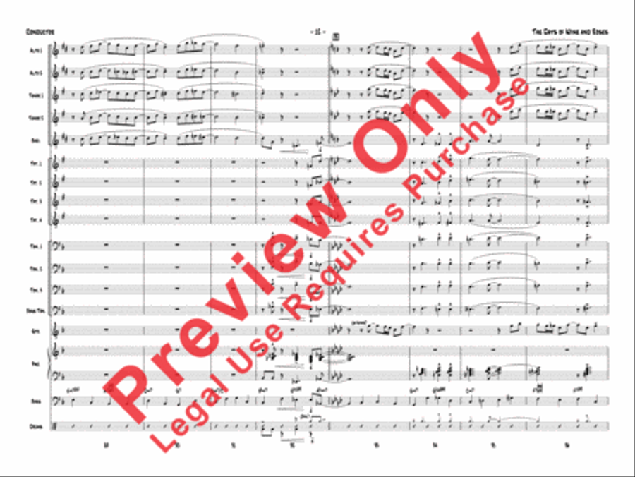 The Days of Wine and Roses Jazz Ensemble scores gallery preview page 31