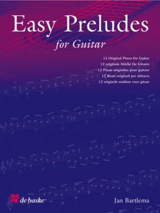 Book cover for Easy Preludes for Guitar