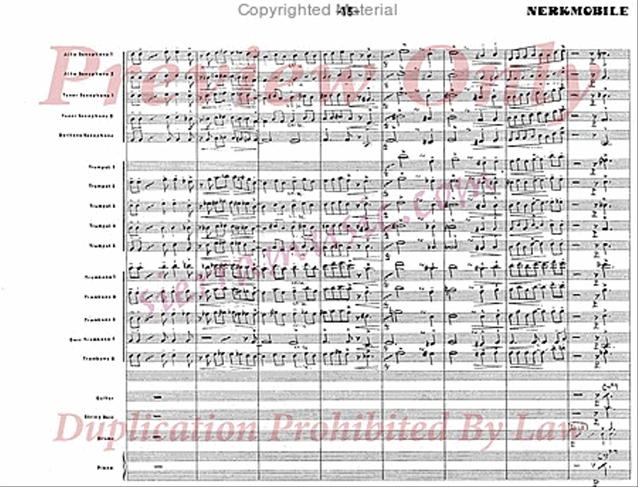Nerkmobile Nerkmobile Jazz Ensemble scores gallery preview page 16