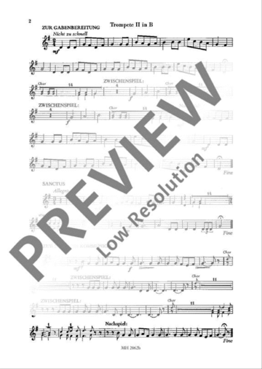 Die Kleine Messe Mixed Choir scores gallery preview page 14