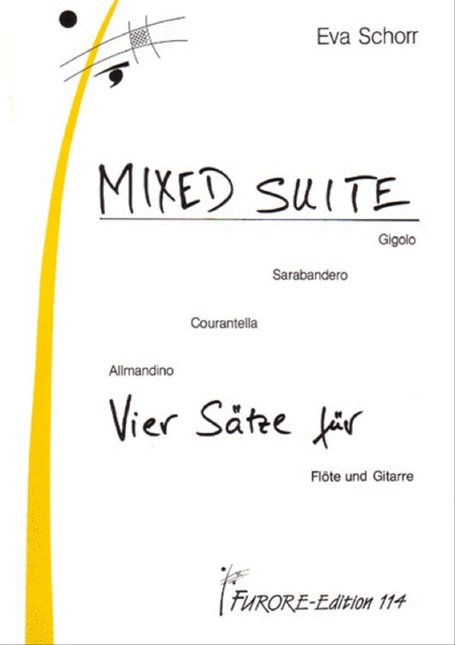 Mixed Suite fur Flote und Gitarre Flute scores gallery preview page 1