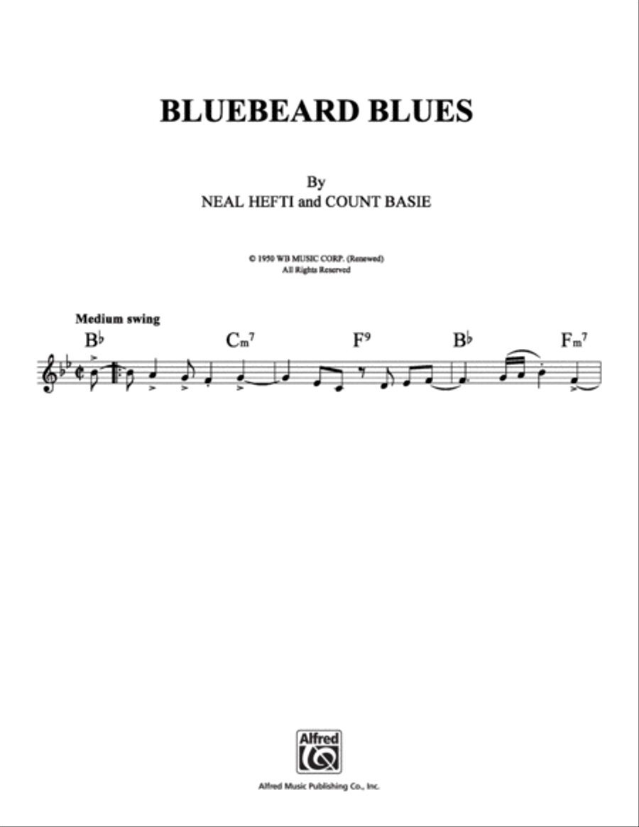 Bluebeard Blues School and Community scores gallery preview page 1