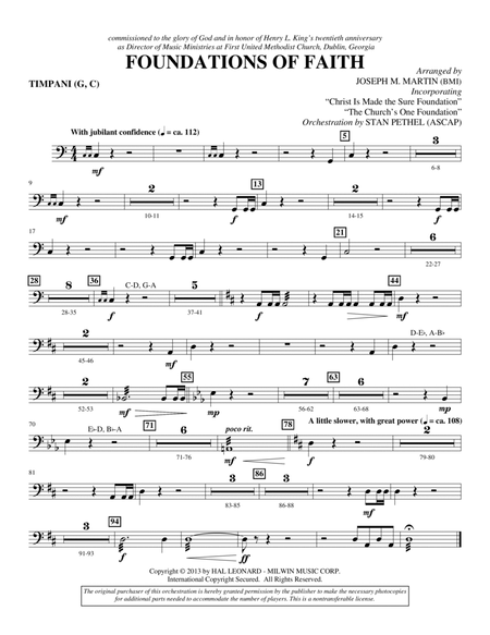 Foundations of Faith - Timpani