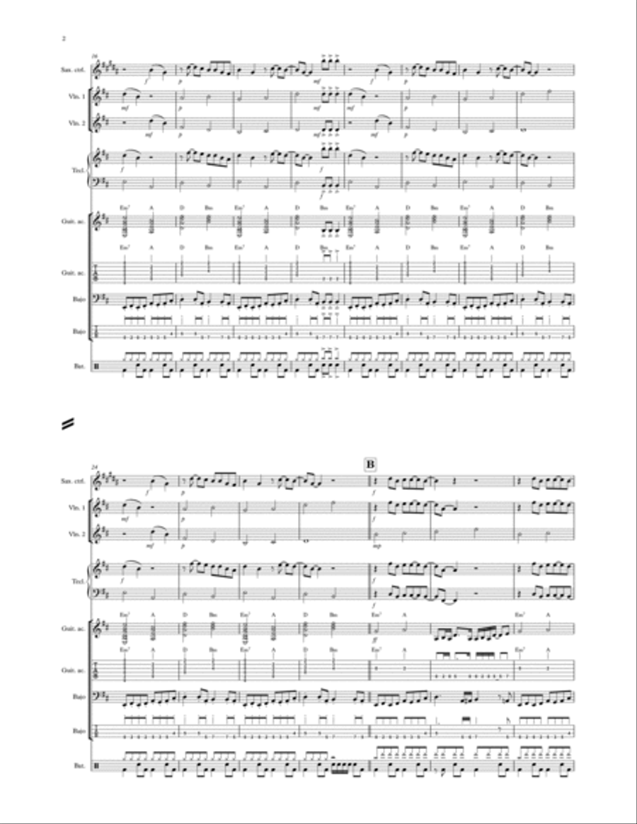 Come And Get Your Love Come And Get Your Love Concert Band scores gallery preview page 2