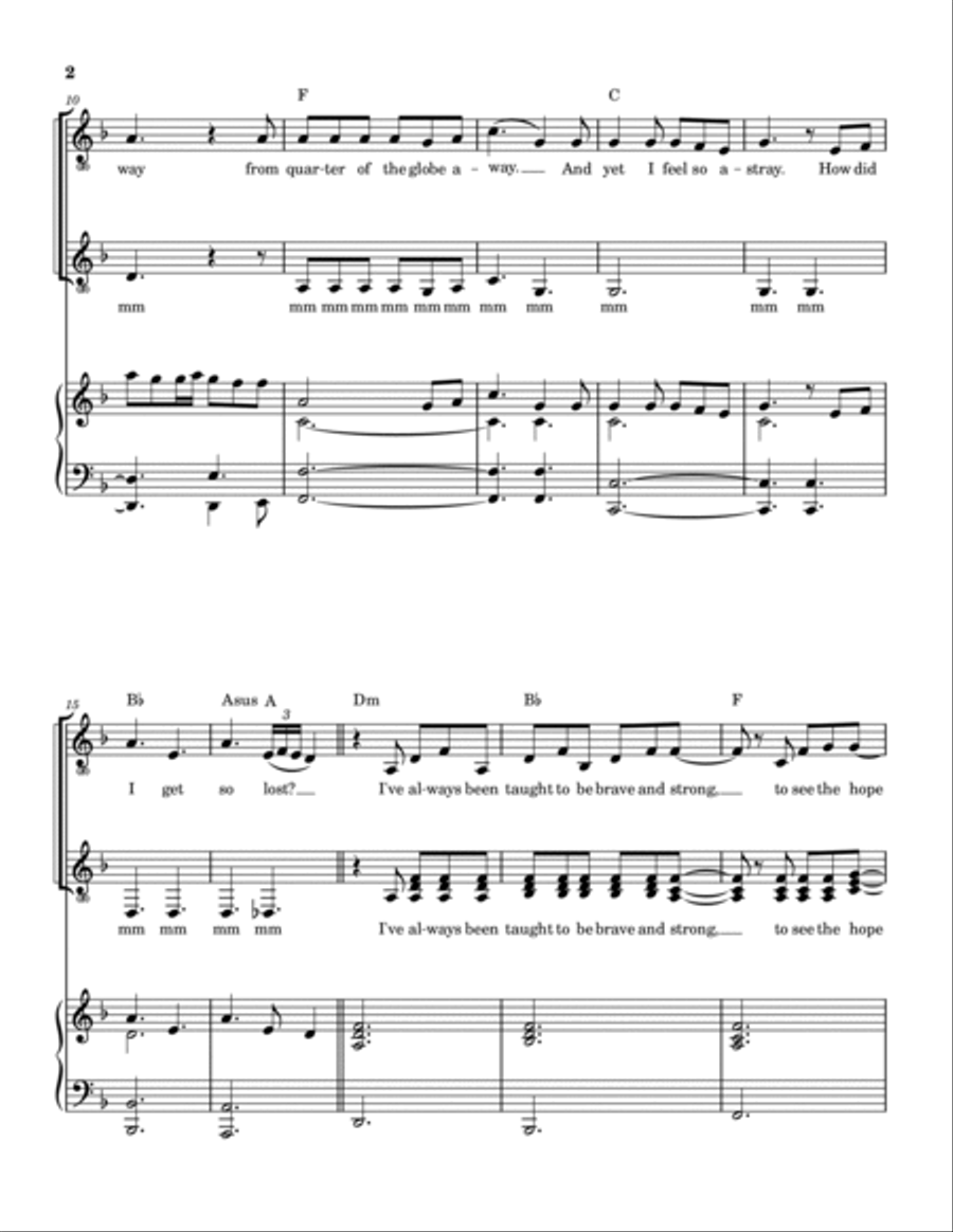 My Sails Are Set Piano, Vocal, Guitar scores gallery preview page 3