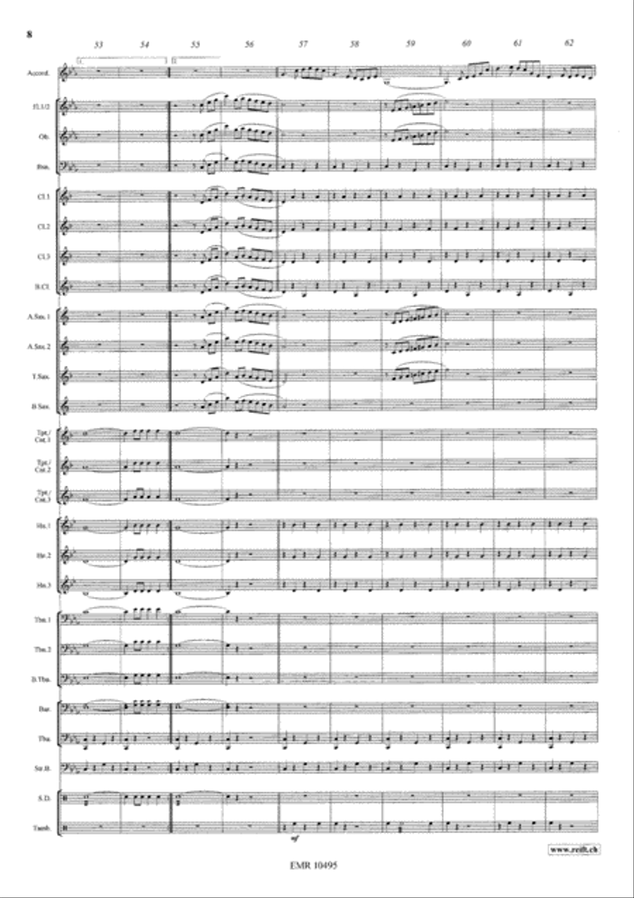 Pantomime Concert Band scores gallery preview page 9